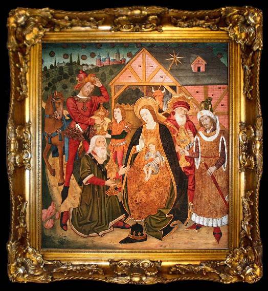 framed  Master of the Prelate Mur The Adoration of the Magi, ta009-2